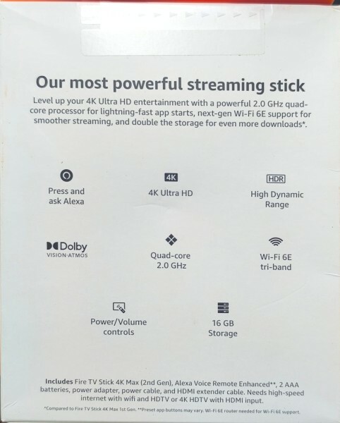 Amazon Fire TV Stick 4K Max - 3