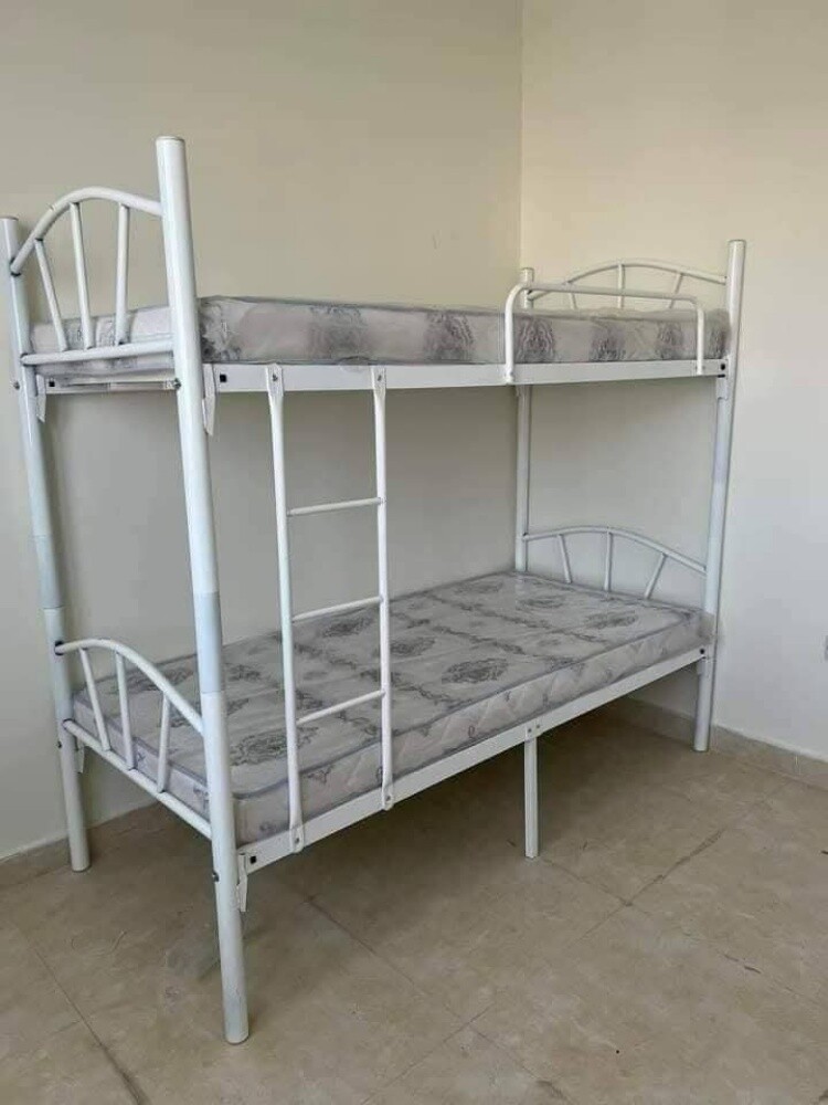 White double Bed With Matterss - 1