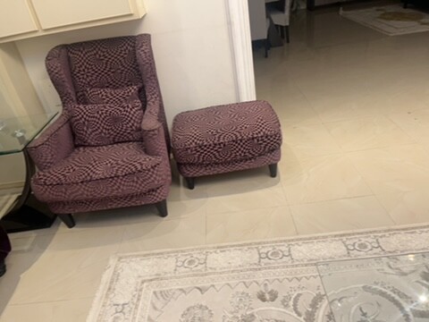 home center purple chair set - 4