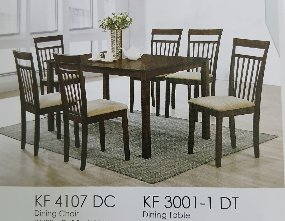 Dining Table Set with 6 Chairs - 3