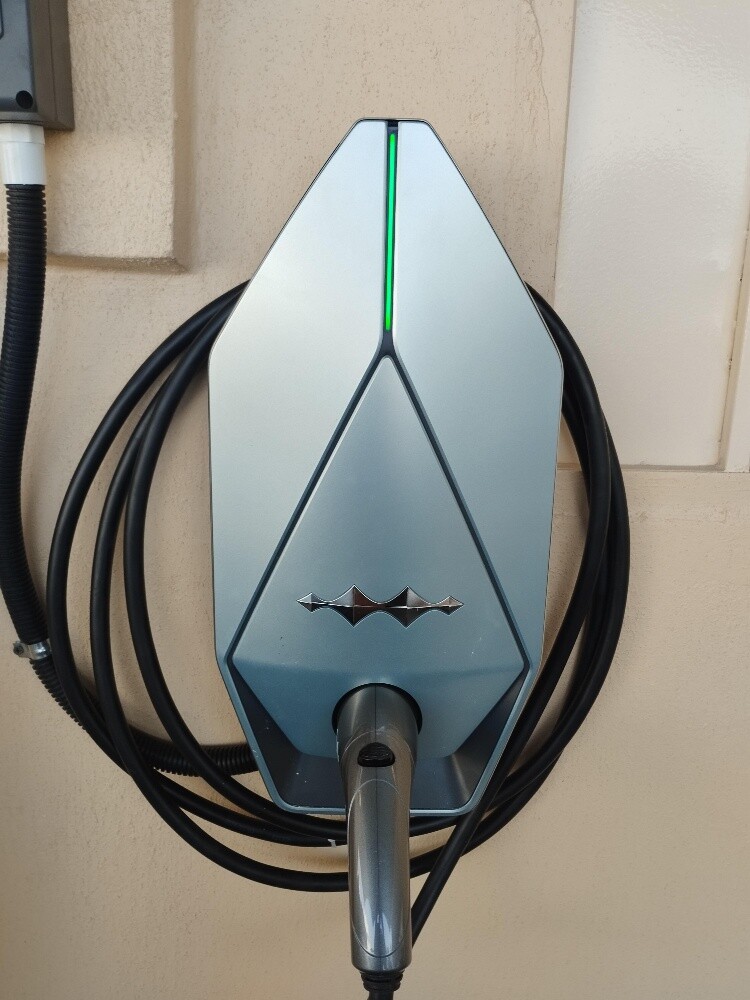 Electric car charger installation - 1