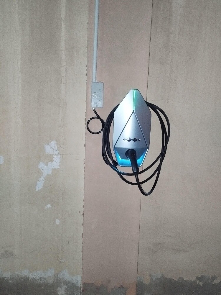 Electric car charger installation - 3