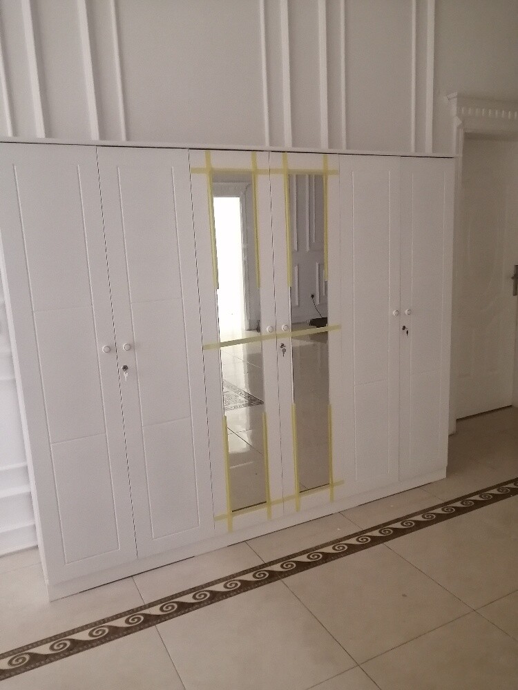 sale new six doors wardrob, - 1