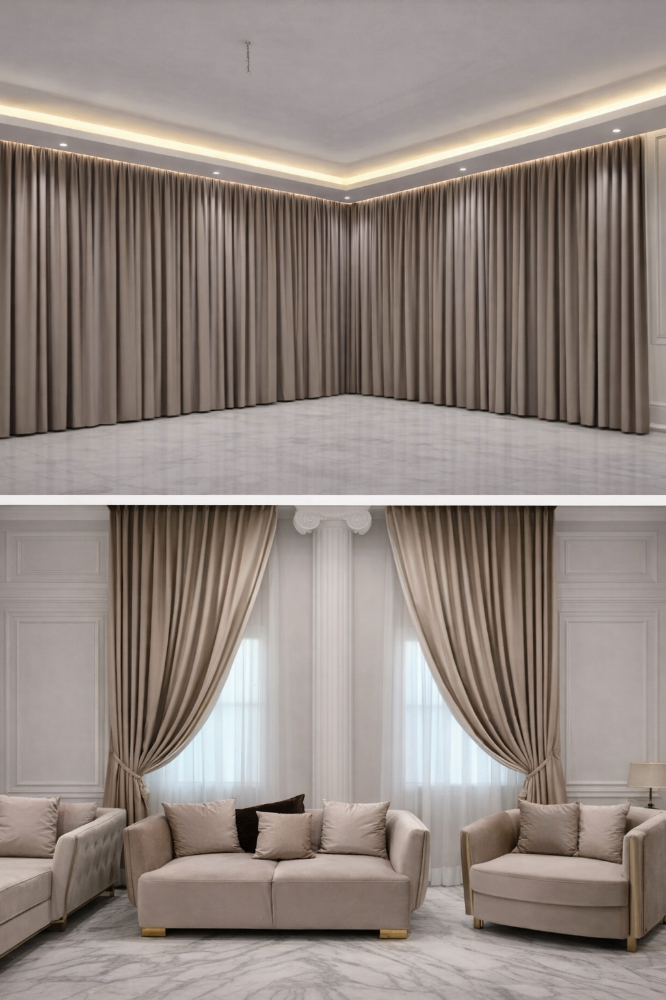 All Kinds of Curtains Available. - 3