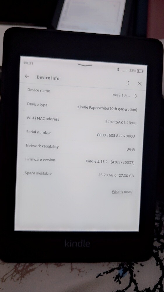 kindle generation10 - 6