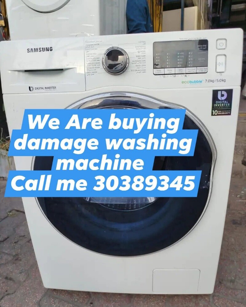 we buy damage washing machine. - 1