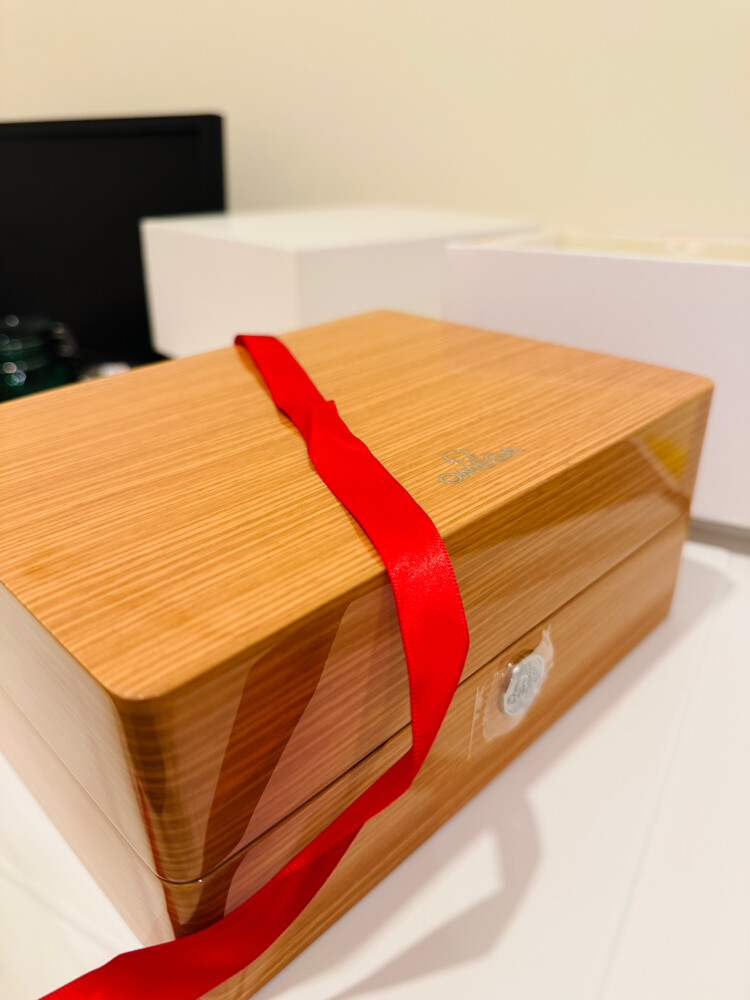 Omega Watch Wooden Case Original - 4