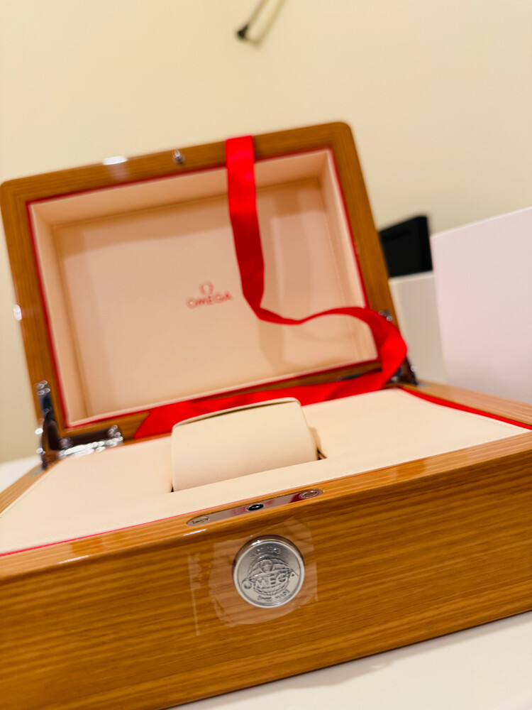 Omega Watch Wooden Case Original - 1