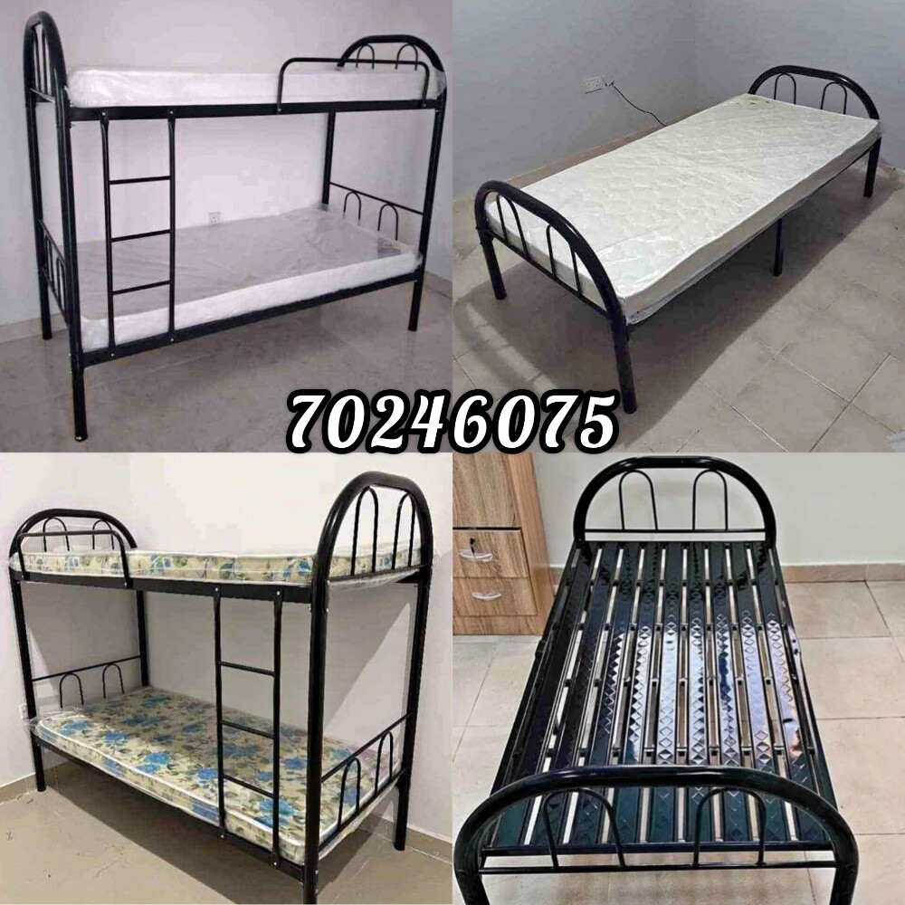 new steel single or double bed - 5