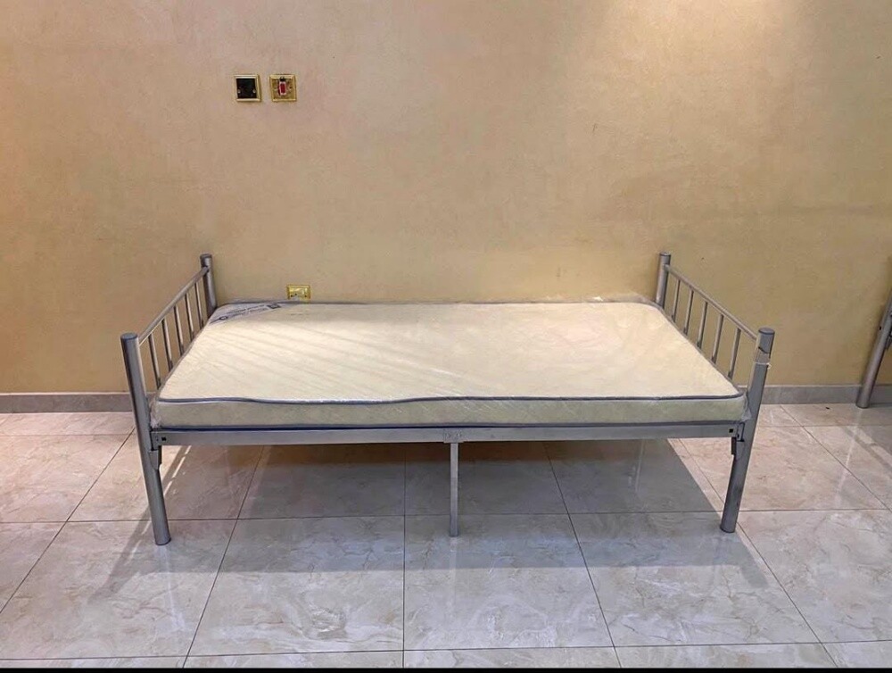 new steel single or double bed - 11