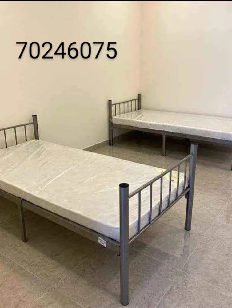 new steel single or double bed - 22