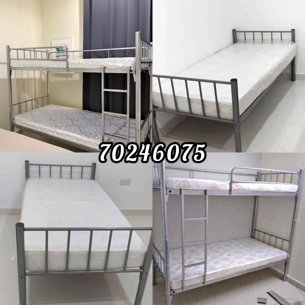 new steel single or double bed - 6