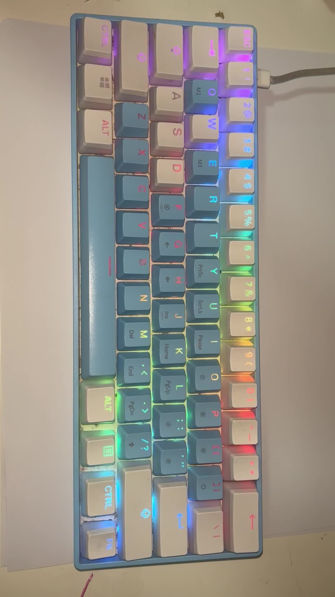 HK61 Gaming 60% RGB Mechanical KB - 4