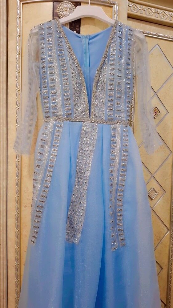 فستان. سهرة. لبسة. واحدة. - 1