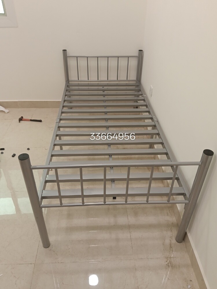 New silver single bed frame - 3