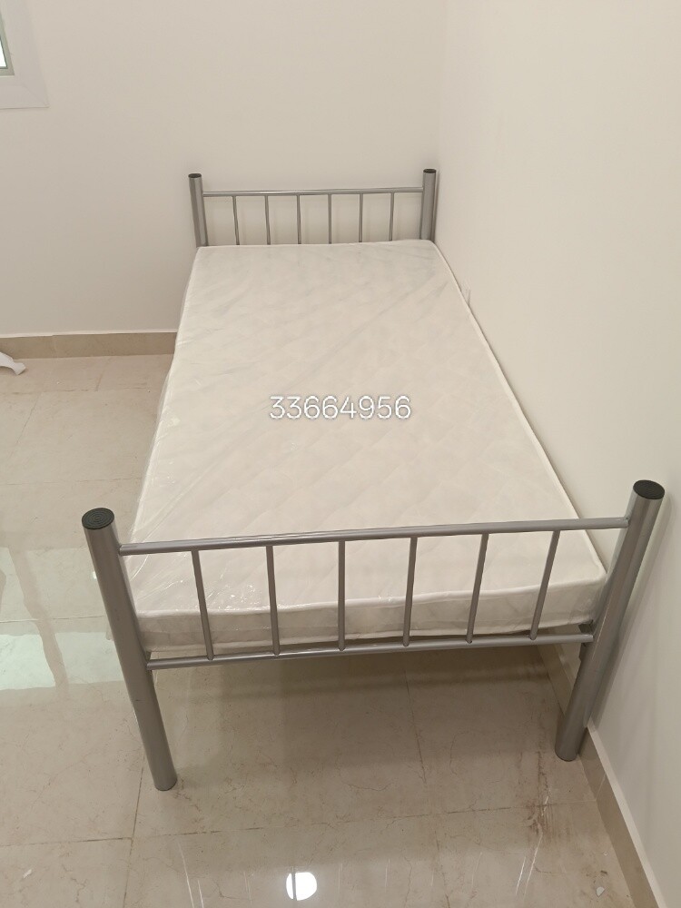 New silver single bed frame - 1