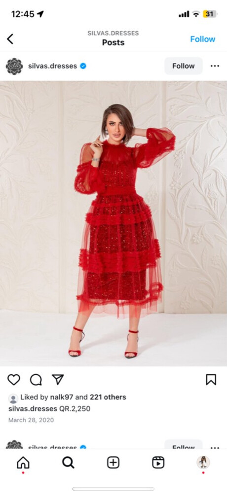 red dress  - 3