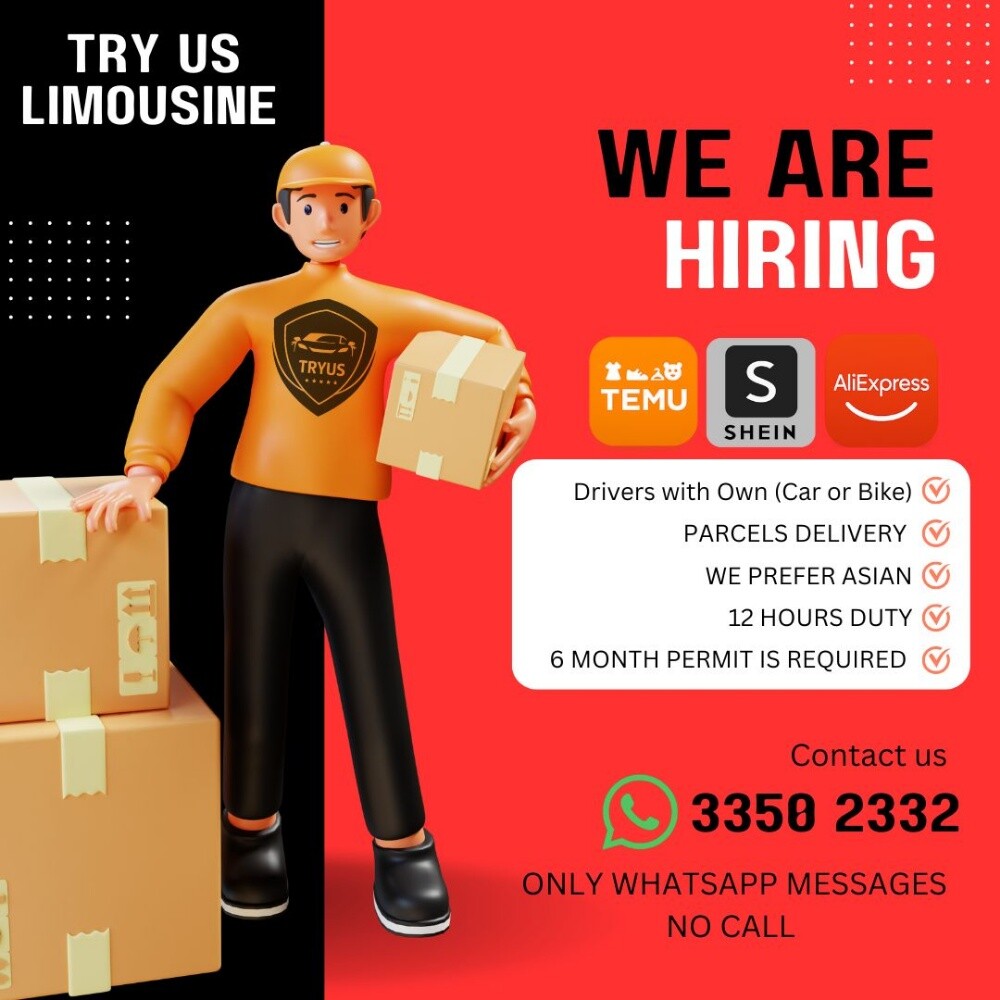 we are hiring delivery drivers - 1