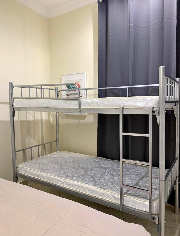 new steel single or double bed - 3