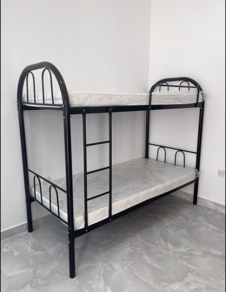 new steel single or double bed - 2