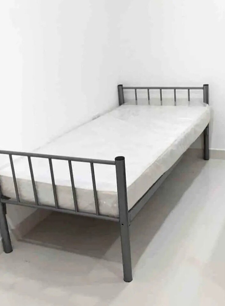 new steel single or double bed - 4