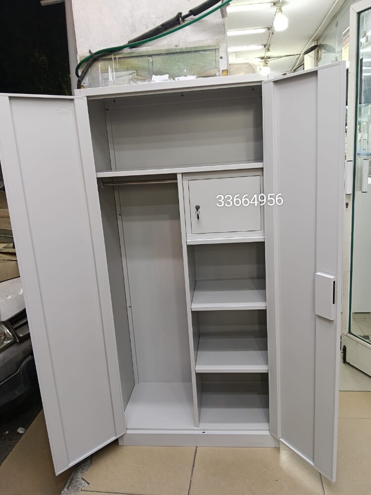 Steel two door cabinet (new) - 1