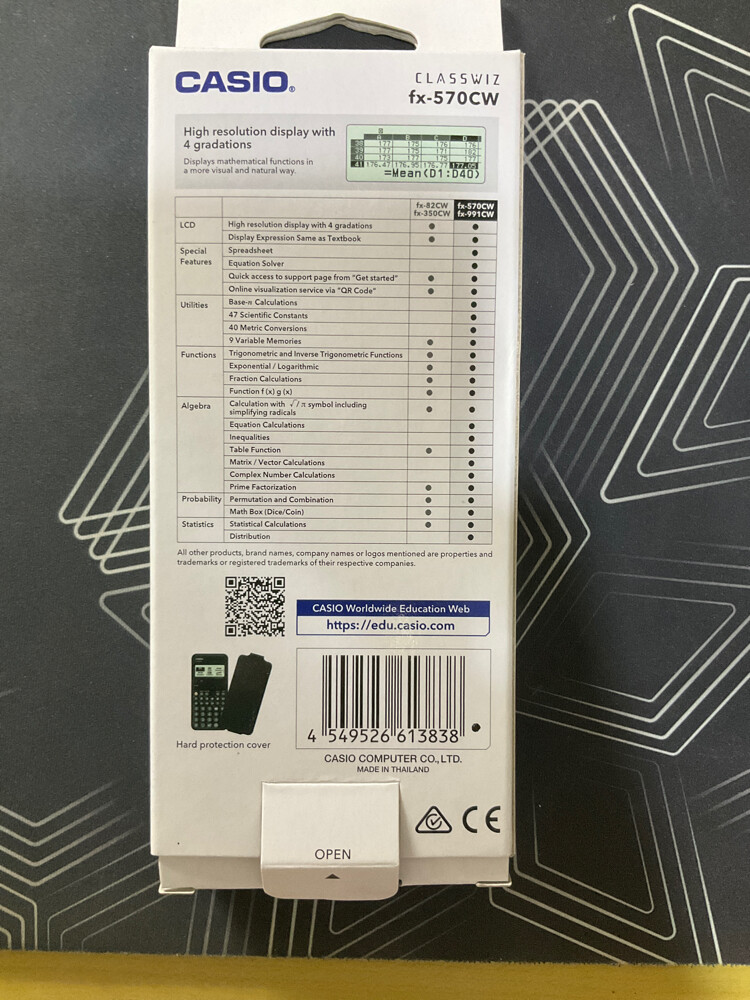 Casio FX-570CW—Good condition - 2