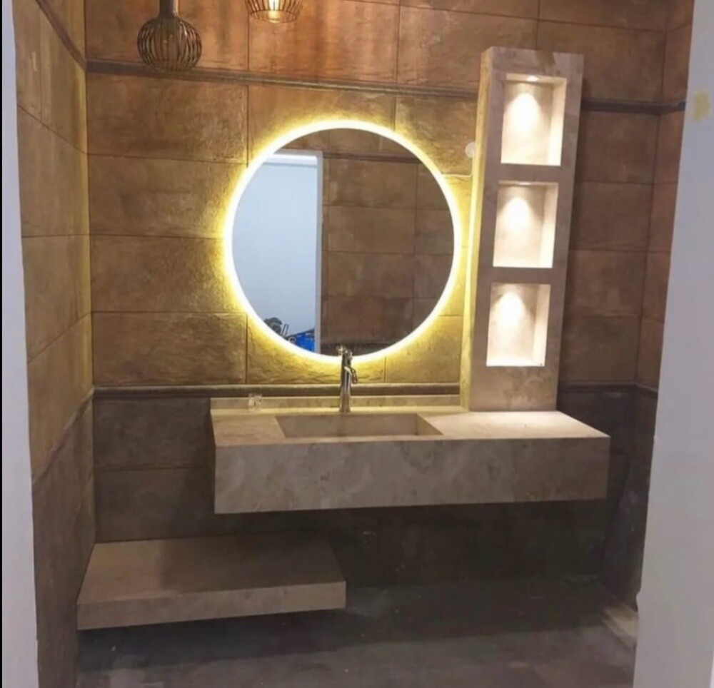 مغاسل رخام واحواض ودرج خارجي - 4