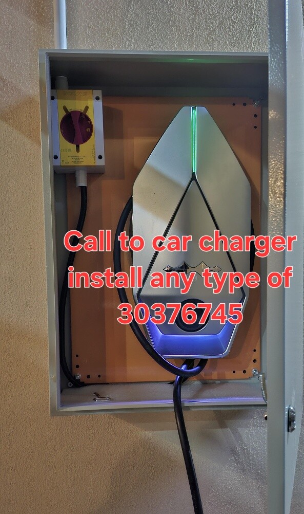 Electric car charger instill - 10
