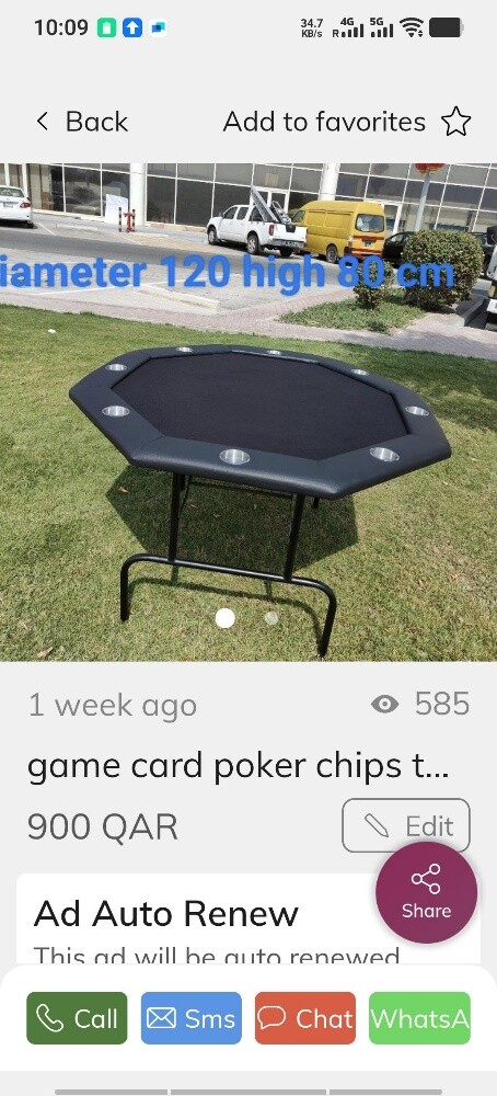 chips game card poker table - 9
