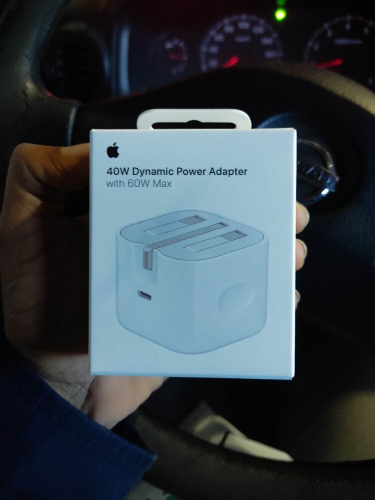 apple original charging adapter - 1