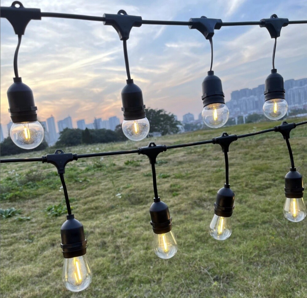 Black wire with bulbs available - 11