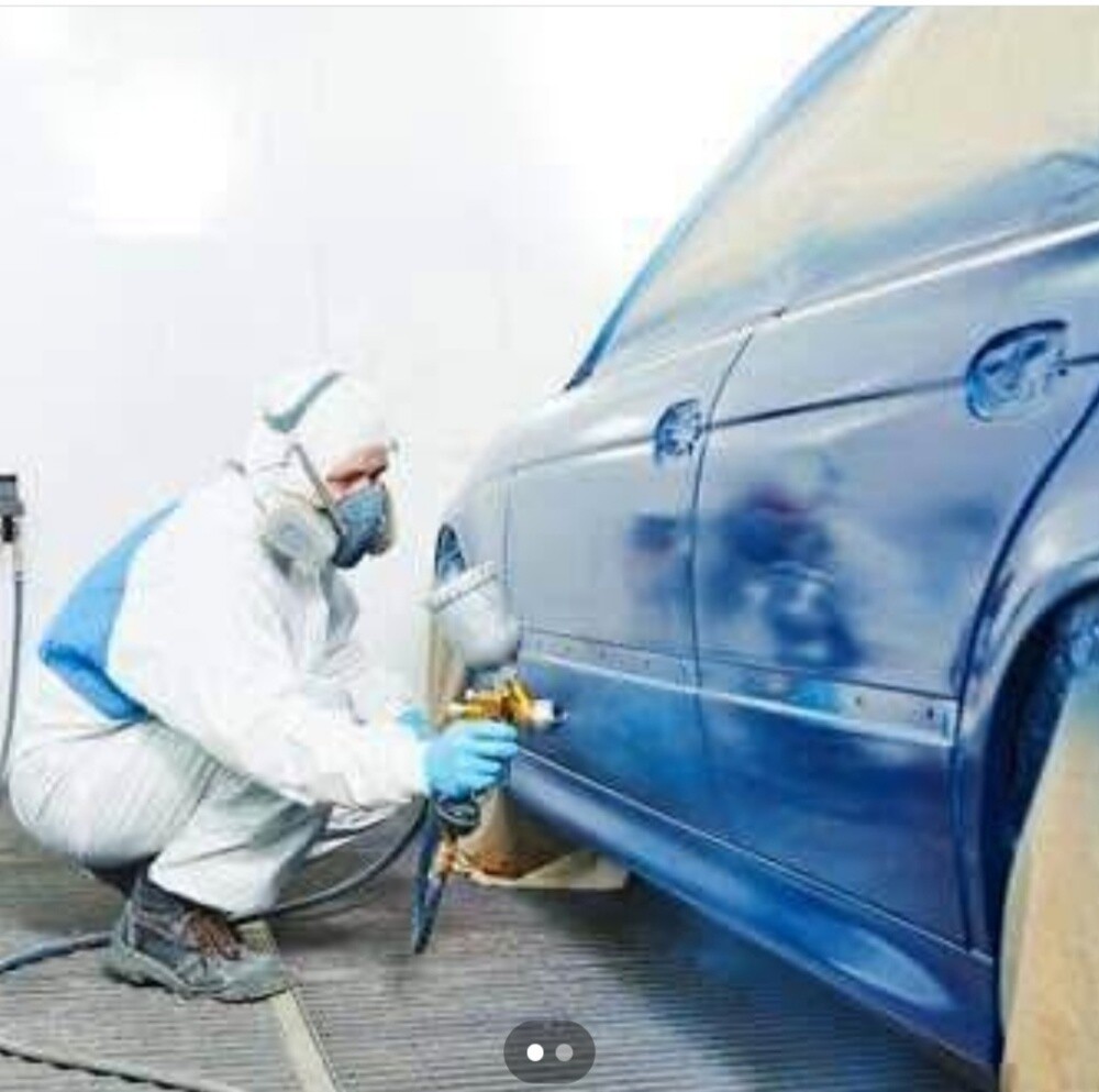 car painting at home location - 2