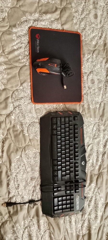 meetion mouse mousepad keyboard - 1