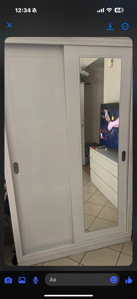 Wardrobe White Color - 1