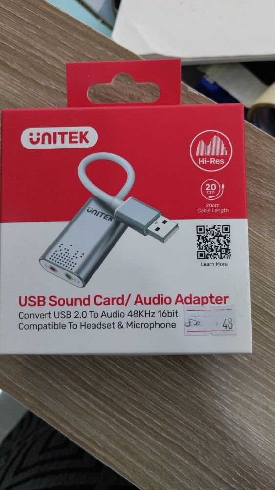 Unitek USB AudioAdapter Soundcard - 1