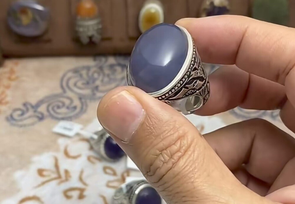 خواتم فضة عيار 990 صياغة عارف - 20