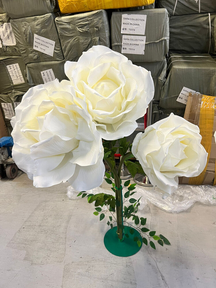 flowers with lights and stand  - 4