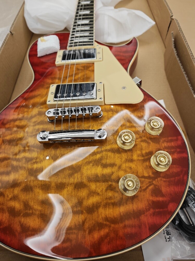 LP Style Electric Guitar - 1