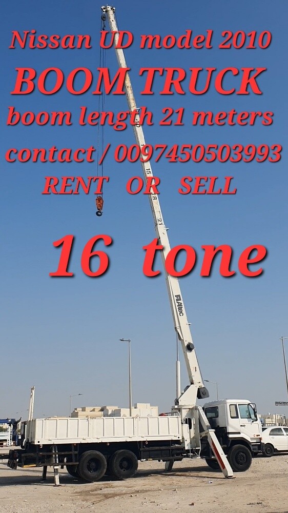 boom truck for sell or rent 16ton - 1