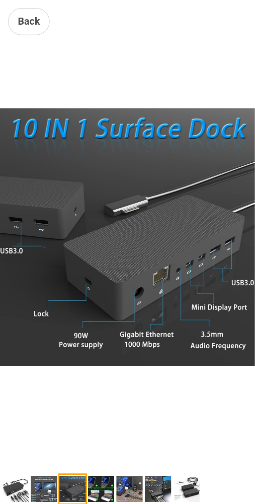 Microsoft Surface Docking Station - 9
