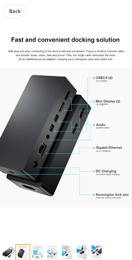 Microsoft Surface Docking Station - 4