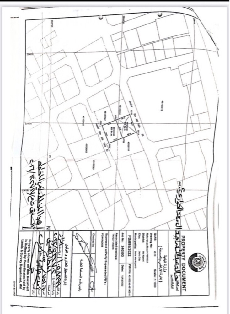 للبيع ارضين عمارات بالمطار622و622 - 1