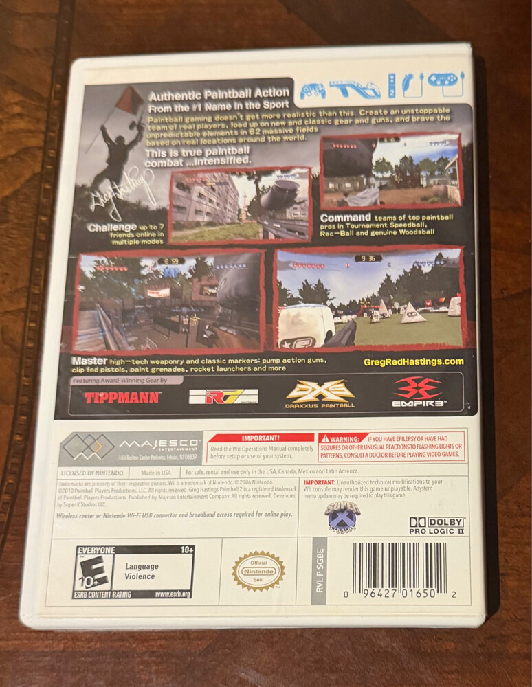 Wii game ( PAINTBALL 2)  - 2