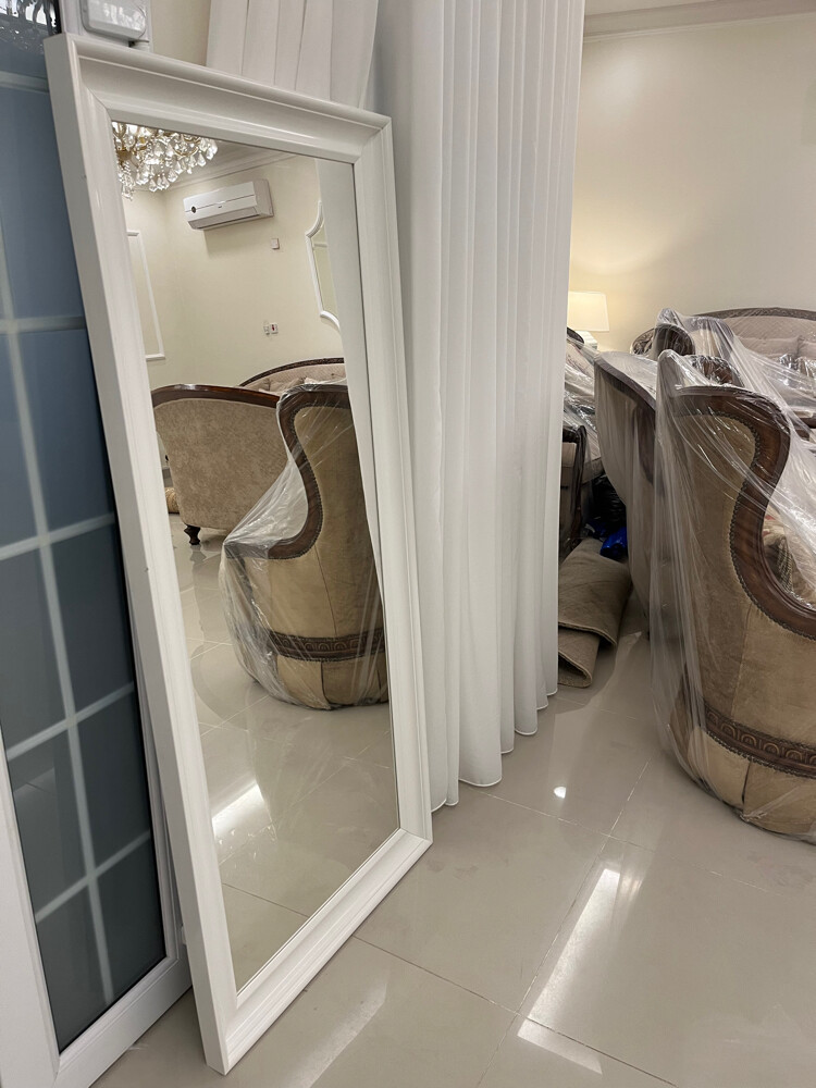 Large White Wall Mirror - 2