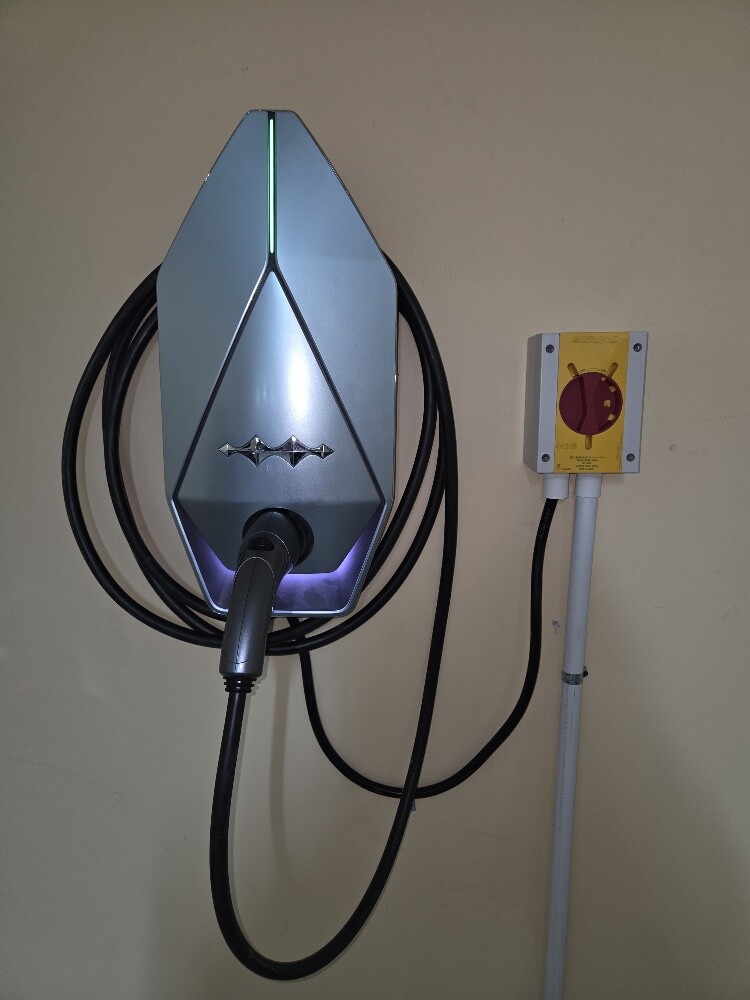 Electric car charger installation - 3