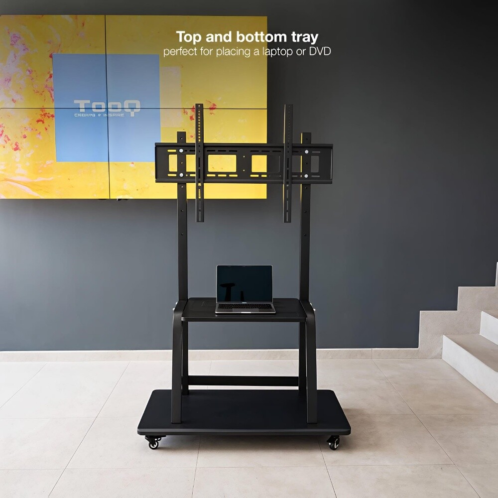 Tv stand with trolleys call - 1