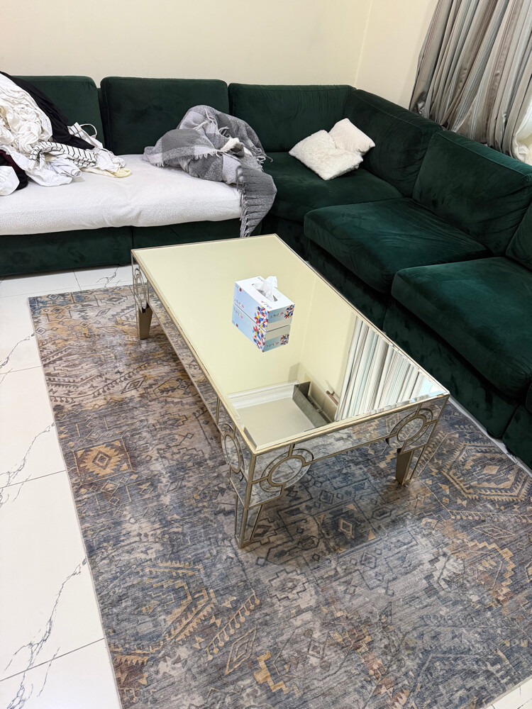 mirror table with drawer - 1