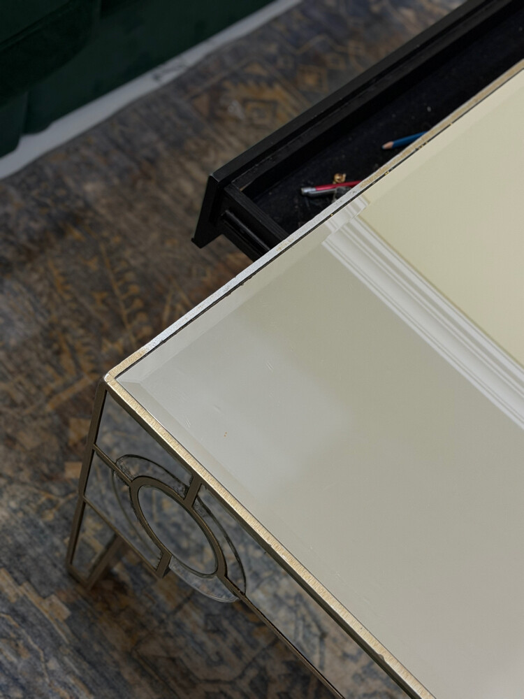 mirror table with drawer - 5