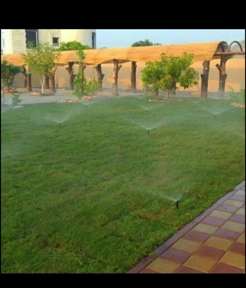 زراعةالعشب الطبيعي وشبكات الري - 7